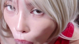 I Just Want to Make Sure He Can't Cheat When He Goes Out. Swallow & Sloppy Blowjob