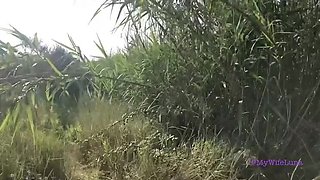 Busty Blonde My Wife Luna Anal Fuck Outdoor Beach Squirting