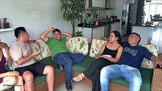 Friendly Visit Turns Into Wild Sex with a Slut!