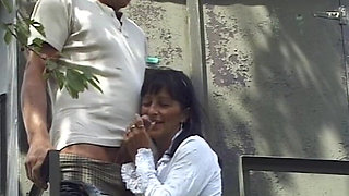 German MILF Amateur Outdoor Big Natural Tits Brunette #4