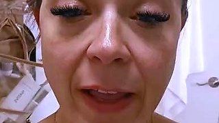 Amateur striptease and Solo masturbation