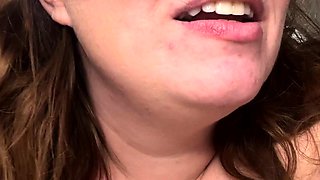 Webcam brunette strips and masturbates