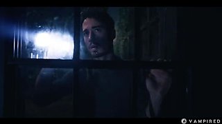 Mesmerized Wife Drains Cum From Tied Up Husband - Male Vampire Bondage Sex