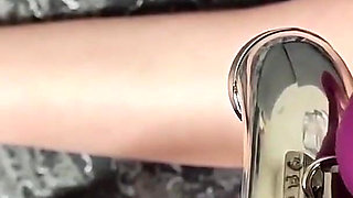 The Swollen, Armored Cock Pulsates and Tries to Cum