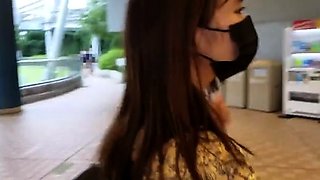 Asian Public Mall Masturbation