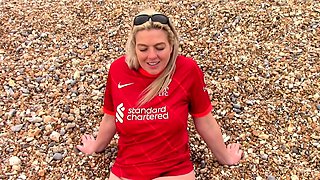 Blonde emo amateur solo masturbation