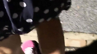 Blonde Slut Hooked up on the Party Mile and Fucked