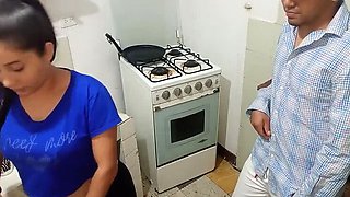 Father In Law Fucks Teen Hard Doggy Style & Makes Her Swallow Cum - Rough Homemade Sex