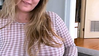 Busty babe oiled babe with big boobs masturbating on cam