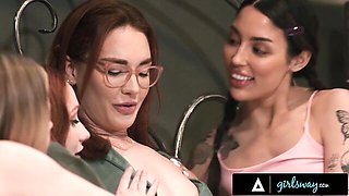 Girls Way featuring Vanessa Sky's face fuck video