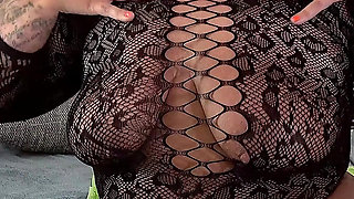 First Masturbation Video of My BBW Stepsis