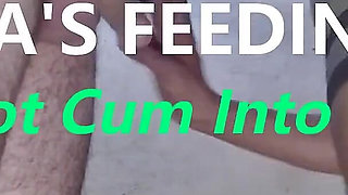 Marianna's Feeding Time #9 - Sucking Hot Cum Into Her Mouth