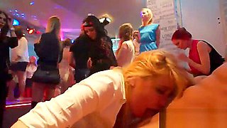 Slutty chicks get absolutely silly and naked at hardcore party