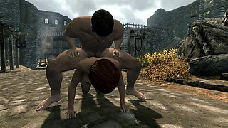 Cartoon Hentai Sex in Skyrim