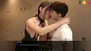 Family, 3d animated, lingerie