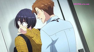 Slow gay seduction on hotel bed turns shy anime nerd wild