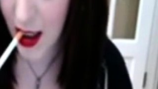 Smoking Princess Tease - Fetish POV Webcam Show