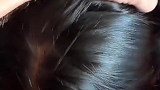 My Head Will Explode Girls Want to Be Mouth Fucked - FFM Threesome - Sexy Brunettes Shows Extreme Sloppy Blowjob in POV