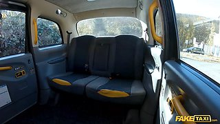 Faux taxi Big Tits uk cougar miss sally cheating in public with Big Dick