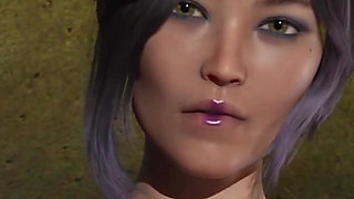 Conan Rails Chinese Girl in Tent - Hands All Over Her Huge Tits, Deep in Her Thick Asian Ass