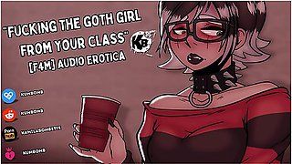 [f4m] The Goth Girl From School Finally Lets You Fuck Her