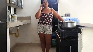 Chubby Whore - Im A Chubby Colombian Whore And I End Up Fucking My Neighbor Since My Cuckold Husband Is Never Around