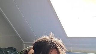 Swallowing Fierce Cock Thrusts Leaves Trembling Throat Wide Open - Handjob