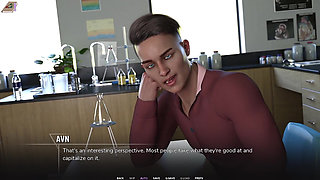 Taboo University #03 - Chem Class with Beatiful Black 18yo and Blue Haired Emo