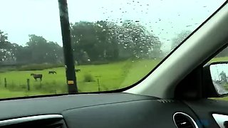 Emma Hix sucks your cock in the car (POV Style)