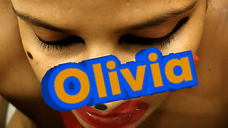 Desi Hungry MILF Bhabhi Pet Slave Olivia Cock Feeding Deepthroat Blowjob Begging for Sex with Heavy Make up Slapped and Used