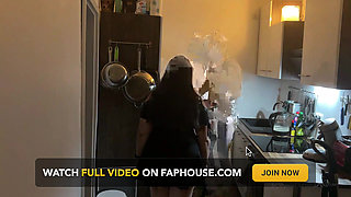 Kitchen Fisting Frenzy - Mature Sluts Stretched Wide Open