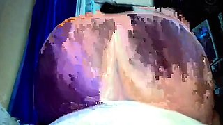 Big-Titted White BBW Twerking Hard on Webcam