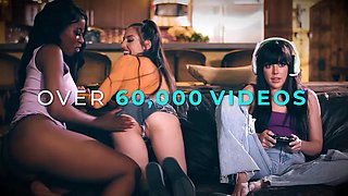 GIRLSWAY - Sultry Masseuse Lana Rhoades Teaches Petite Riley Reid The Art Of Foreplay - PART 2: Porn