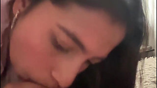 Beautiful Indian Woman with Beautiful Face Sucks Cock and Then Gets Fucked Has an Impressively Big Ass