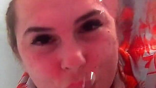 Breath Holding Underwater in Bathtub and Record with Waterproof Camera