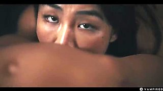 Lesbian Vampire Lia Lin & BunnyBrownie 69 Eating Pussy HD