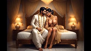 Horny Indian Bhabhi Hardcore Fuck with Husband's Friend - Rough Anal & Doggy Style