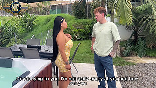 I Give a Punishment to the Peruvian Housewife Issane