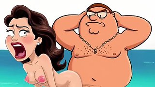 Horny Housewife Cuckold Fantasy Cartoon