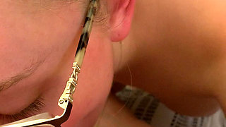 POV Glasses Wife Edges and Licks Balls