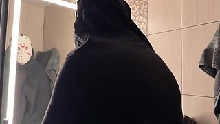 Russian Stepmom Halloween Fuck - Amateur Step Son Dressed as Maniac Fucks Petite Stepmom Doggystyle POV Blowjob Cumshot