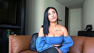 I slammed this BIG TITS LATINA with the perfect ASS