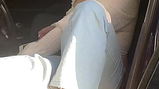 Outdoors Blowjob & Footjob: Cheating with BFF