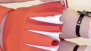 No.41 Cheerleader Cosplay Lying Down Deep Throat Sex