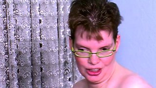 Ugly thick German chubby stepsister seduces stepbrother