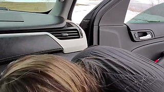 Huge Boobs MILF Caught Fucking Driver Outside