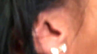 Busty tattooed babe Mahina Zaltana sucks and fucks big cock and drinks cum
