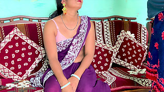 Indian Desi Bahu Enjoying Sex Moments with Sasur in Bedroom Full Hindi Audio