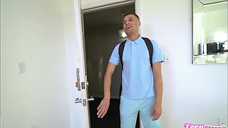 I Creampied My Jaw-dropping Big-boobed Platinum-blonde baby sitter - Marica Chanelle Johnny Love