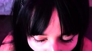 Amateur MILF blowjob cumshot